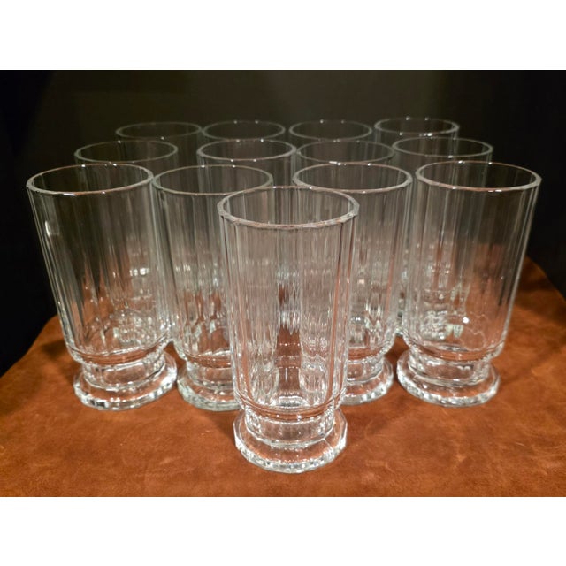 Glass Dansk Highball Glasses From France Set of Thirteen For Sale - Image 7 of 9