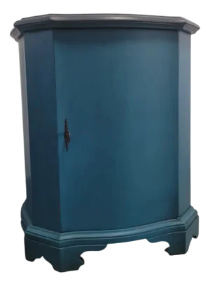 Lacquered Double Door Bar Cabinet