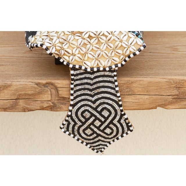 Large Kuba Bwoom Helmet Mask For Sale - Image 4 of 12