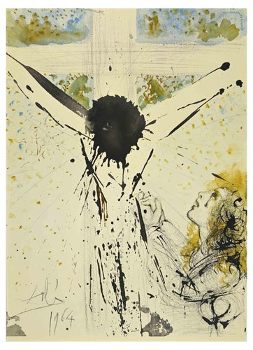 Salvador Dali, Tolle, Tolle, Crucifige Eum, Lithograph, 1964
