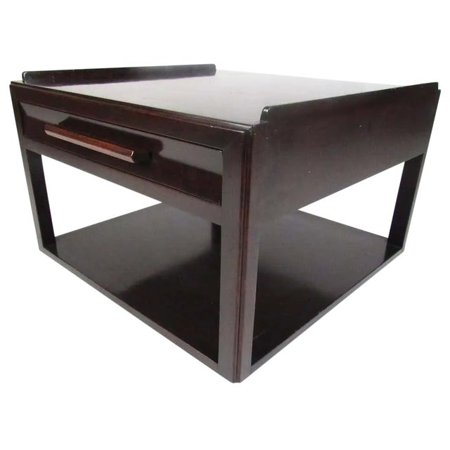 Mid-Century Lamp Table by Edward Wormley for Dunbar For Sale