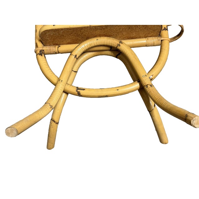 Mid-Century Bamboo Plant Stand, 1950s, in Very Good conditions. Designed 1950 to 1959