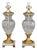 Waterford Crystal Vases Mounted as Lamps, Pair For Sale