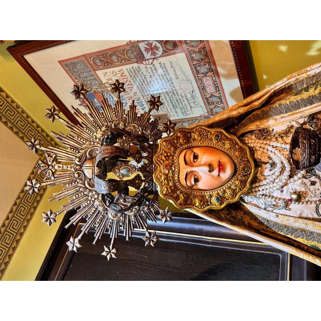 Our Lady of El Rocío Dressed in Robes For Sale - Image 5 of 10