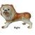Pair of Large Victorian Staffordshire Pottery Lions With Glass Eyes, C. 1880–1900 For Sale - Image 9 of 15