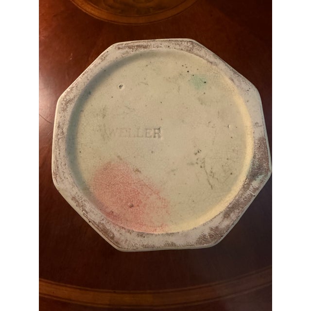Ceramic Antique Weller "Roma" Octagonal Planter / Jardiniere ca.1910 For Sale - Image 7 of 8