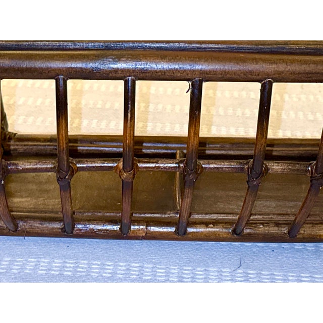Late 20th Century Vintage Bamboo Magazine Rack For Sale - Image 5 of 10