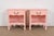Henredon Style French Provincial Louis XV Pink Lacquered Nightstands, Newly Refinished For Sale - Image 12 of 12