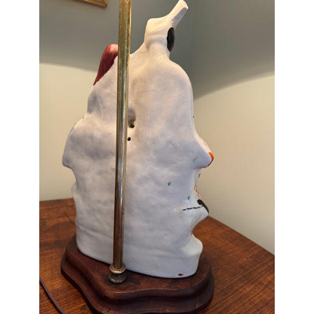 This beautiful piece once belonged to a friend of my husband’s family. They had made it into a lamp that is wonderfully...