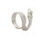 Contemporary Diamond Platinum Coiled Snake Ring, Size 7 For Sale - Image 3 of 8