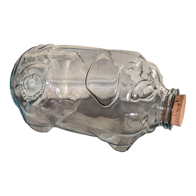 1970s Large Glass Pig Terrarium For Sale