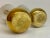 Geometric Postmodern Sterling Silver and Brass Plated Candle Holders - a Pair For Sale - Image 10 of 11