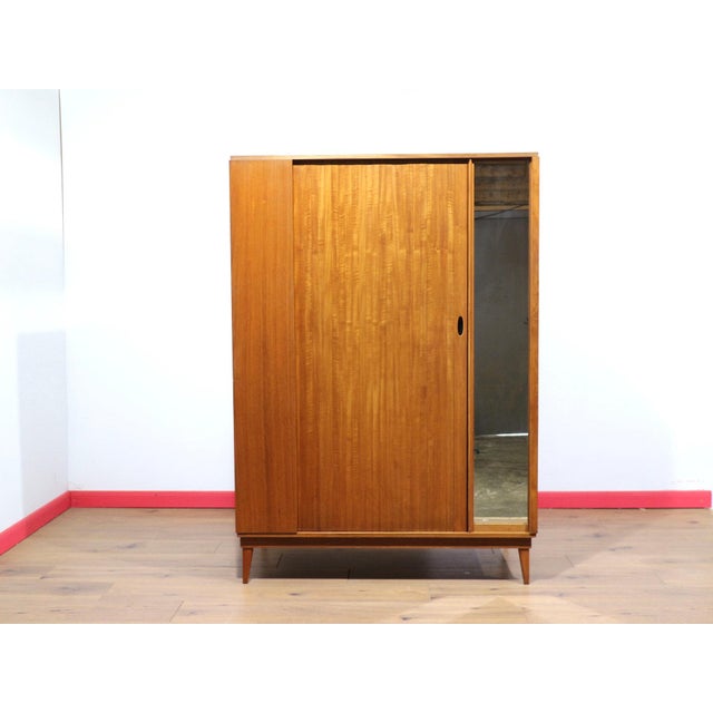 Mid-Century Modern Mid Century Modern Vintage Teak Armoire Wardrobe by Austinsuite Danish Style For Sale - Image 3 of 12