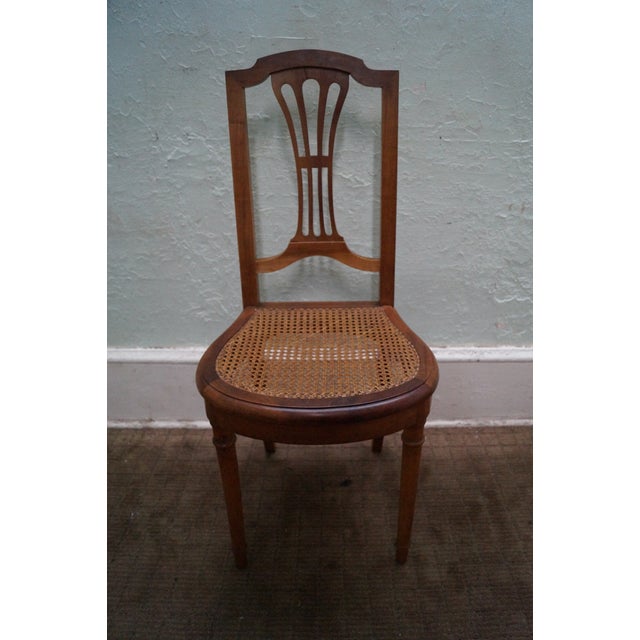 Antique Fruitwood French Country Dining Chairs 6 Chairish