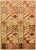 Tan 1990s Shabby Chic Tan/Red Hand-Knotted Wool Rug -3'0 X 5'2 For Sale - Image 8 of 8