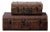 Vintage Rattan Suitcases, a Pair, C. 1950 For Sale
