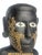 1950s Dayak Hampatong Guardian Figure Borneo Kalimantan Incised Geometric Shell Eyes For Sale - Image 5 of 8