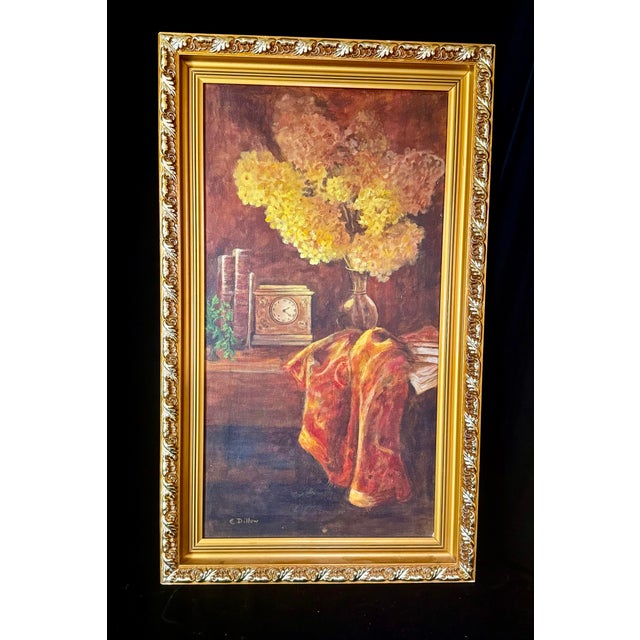 Vintage Still Life Oil Painting For Sale - Image 11 of 12