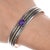 6.75" AB Navajo 14k/Sterling Sugilite cuff bracelet, weight and measurements in pics. I‘m not sure who AB is, but likely A...