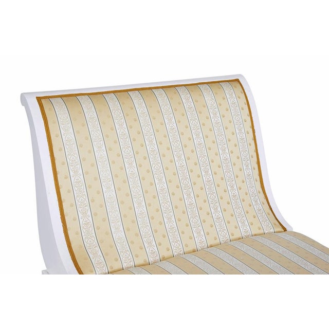 1900 - 1909 Early 20th Century Empire Revival Scandinavian Painted Daybed, 1900s For Sale - Image 5 of 7