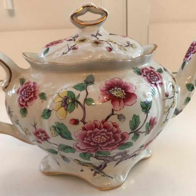 1960’s Vintage Old Foley James Kent Ltd “Chinese Rose” Teapot Chairish
