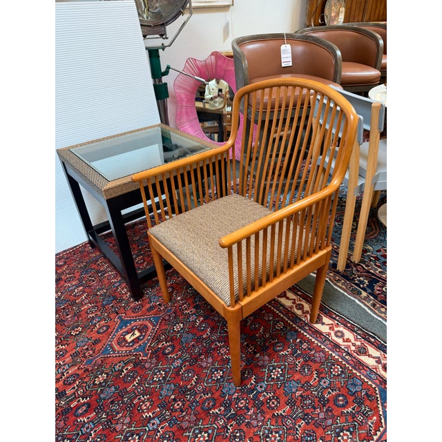 Late 20th Century David Allen for Knoll Studio Exeter Arm Chair For Sale - Image 5 of 12