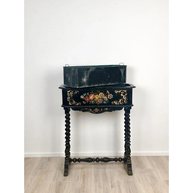 19th Century 19th Century Lacquer and Painted Planter, Circa 1890 For Sale - Image 5 of 6