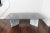 1970's White Carrara Marble Coffee Table With Smoke Glass Top For Sale - Image 12 of 12