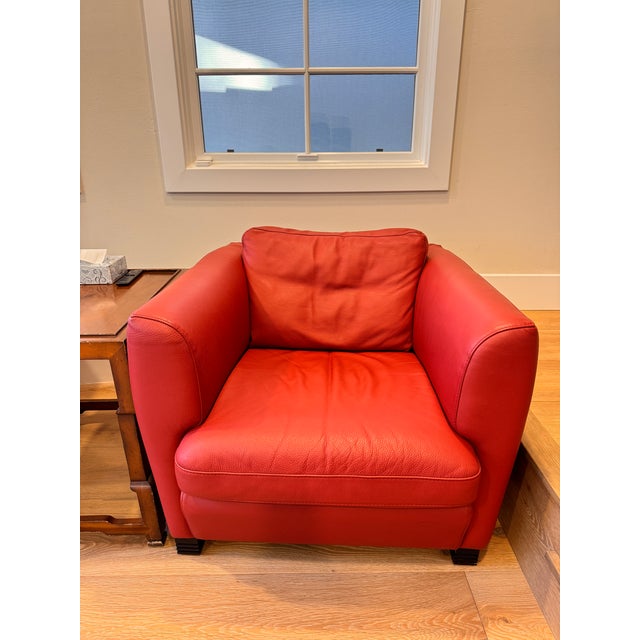 Contemporary Contemporary Roche Bobois Leather armchairs For Sale - Image 3 of 5