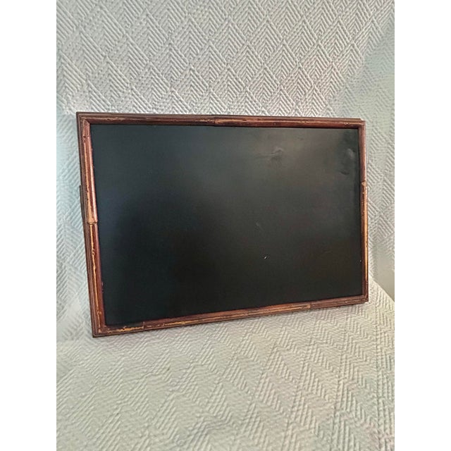 Vintage “Art De Chine” Bamboo and Black Lacquer Tray Attributed to Palecek For Sale - Image 12 of 12