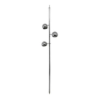 Vintage Chrome Space Age Tension Pole Lamp For Sale