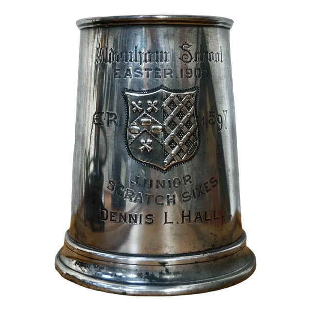 Antique Aldenham School Scratch Sixes Trophy, 1909 For Sale