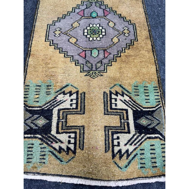 Contemporary Turkish Yastik Rug 1'5" x 3'1" For Sale - Image 3 of 5