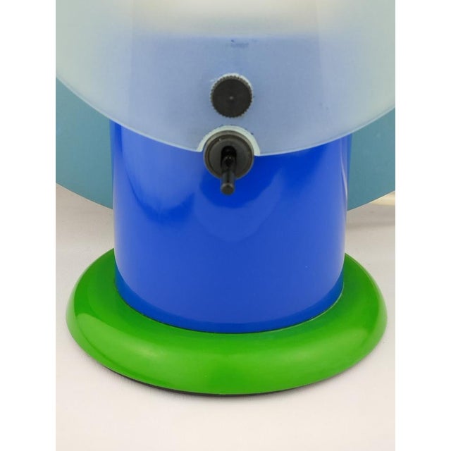 Glass Round Table Lamp by Michele De Lucchi for Bieffeplast, 1983 For Sale - Image 7 of 15