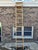 Vintage i.d Cotterman Co. Solid Oak Library Rolling Ladders - A Matching Pair For Sale - Image 11 of 13