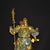 Late 19th Century Late 19th Century Cloisonné Enamel Guan Gong Statue, God of Wealth, 4kg For Sale - Image 5 of 9