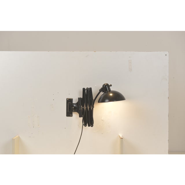 Christian Dell 6614 Wall Lamp by Christian Dell for Kaiser + Co, 1950s For Sale - Image 4 of 16