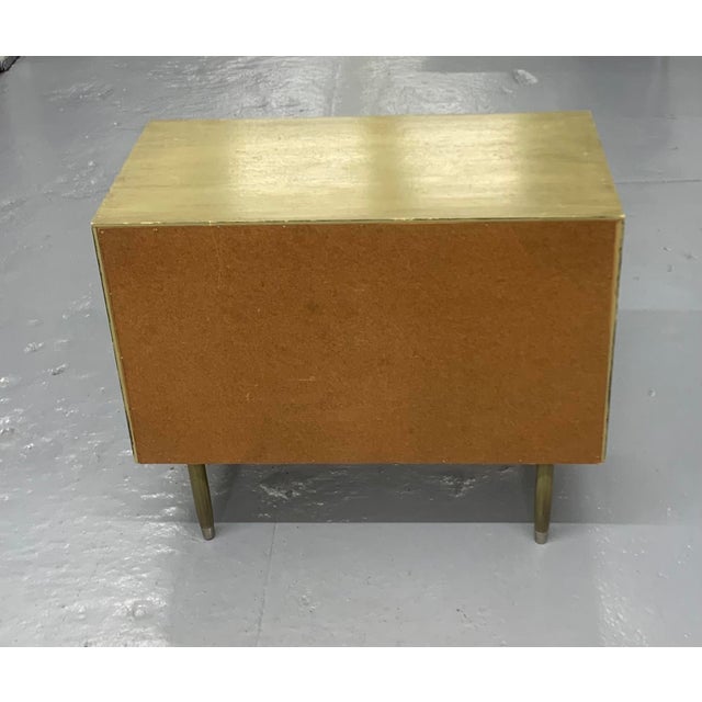 Wood 1960s Green Three Drawers Dresser by Khoury For Sale - Image 7 of 12