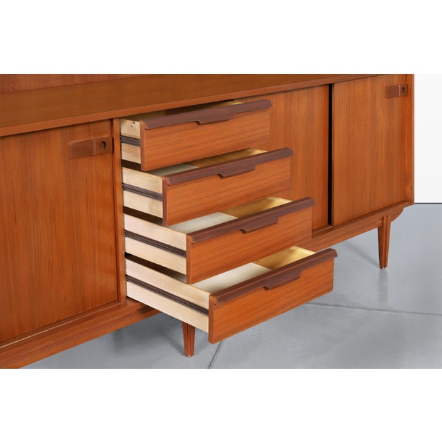 Mid-Century Modern English Teak Credenza / Sideboard, 1960s For Sale - Image 12 of 14