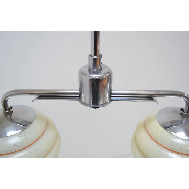 Pendant Lamp, Czechoslovakia, 1950s For Sale - Image 6 of 11