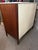 Brown 1960s Florence Knoll Walnut + White Laminate 5 Drawer Chest For Sale - Image 8 of 11