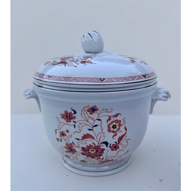 Late 20th Century A Pair of Wedgwood Kashmar Lidded Ice Buckets For Sale - Image 10 of 15