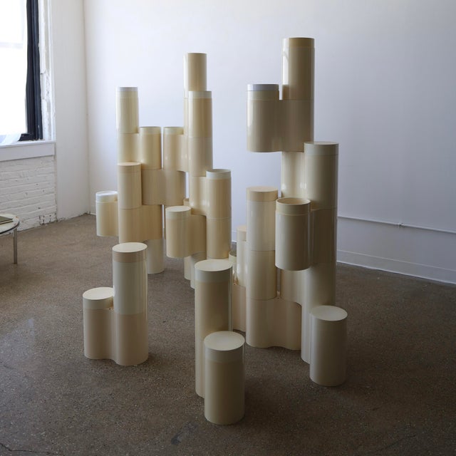 Kartell 1970s Luigi Spandolini Modular Room Divider For Sale - Image 4 of 12