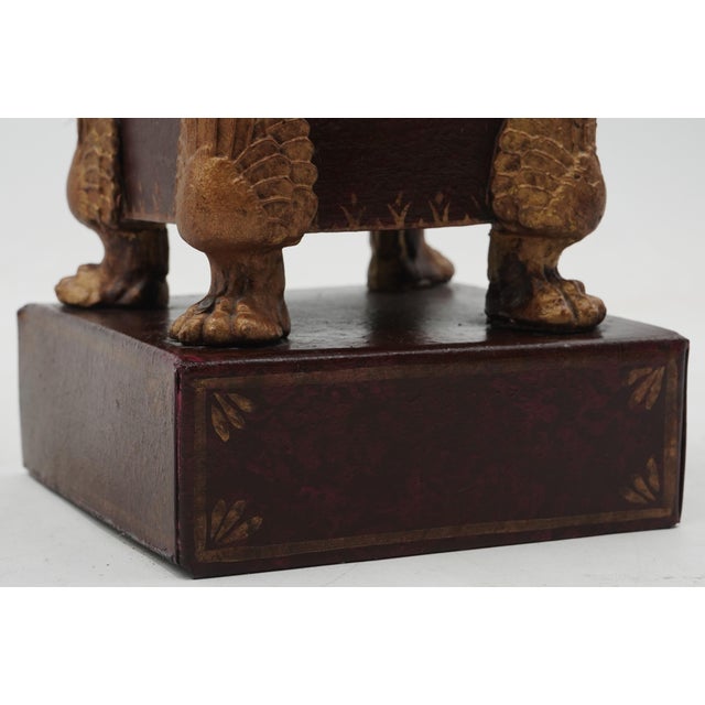 Gold 1970s Pair of Toleware Urns Cachepots For Sale - Image 8 of 11