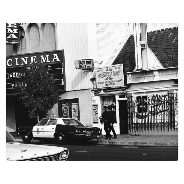 1975 Western Avenue Red Light District Photograph by Don Ware For Sale