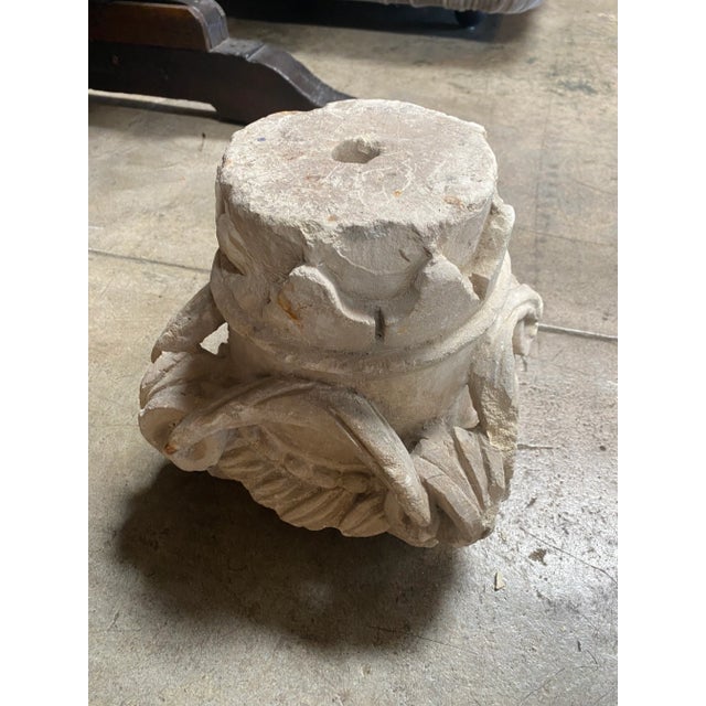 1940s Mid-Century Italian Capital for Column - Set of 2 For Sale - Image 4 of 10