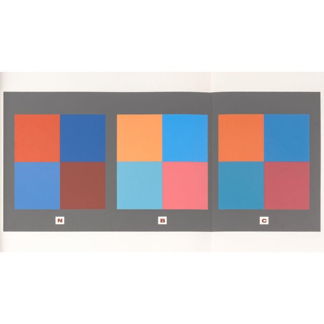 Josef Albers (German/American, 1888-1976), "The Interaction of Color Plate XIV-4", Screenprint in Colors on Paper, 1973,...