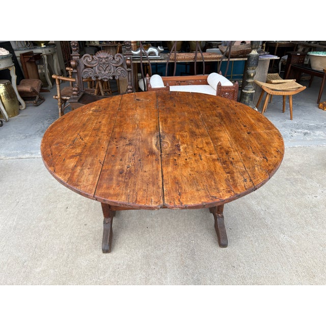 19th Century French Vigneron Wine Table For Sale - Image 4 of 13
