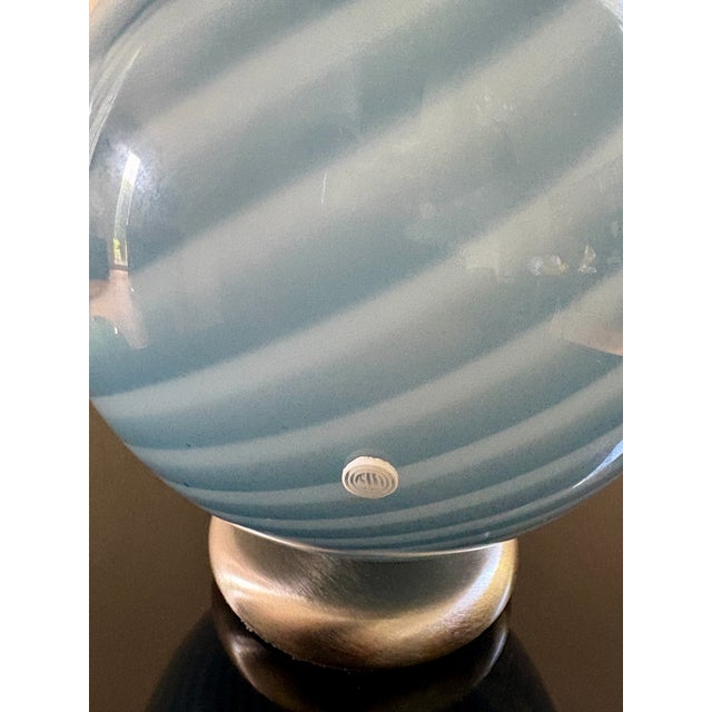 1990s Acquarius 20 Table Lamp in Swirl Glass Rigadin Murano Glass from La Murrina, 1990s For Sale - Image 5 of 13