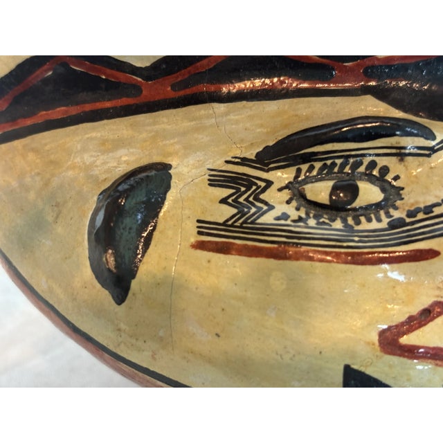 Mid 20th Century Peruvian Face Jug For Sale - Image 11 of 11